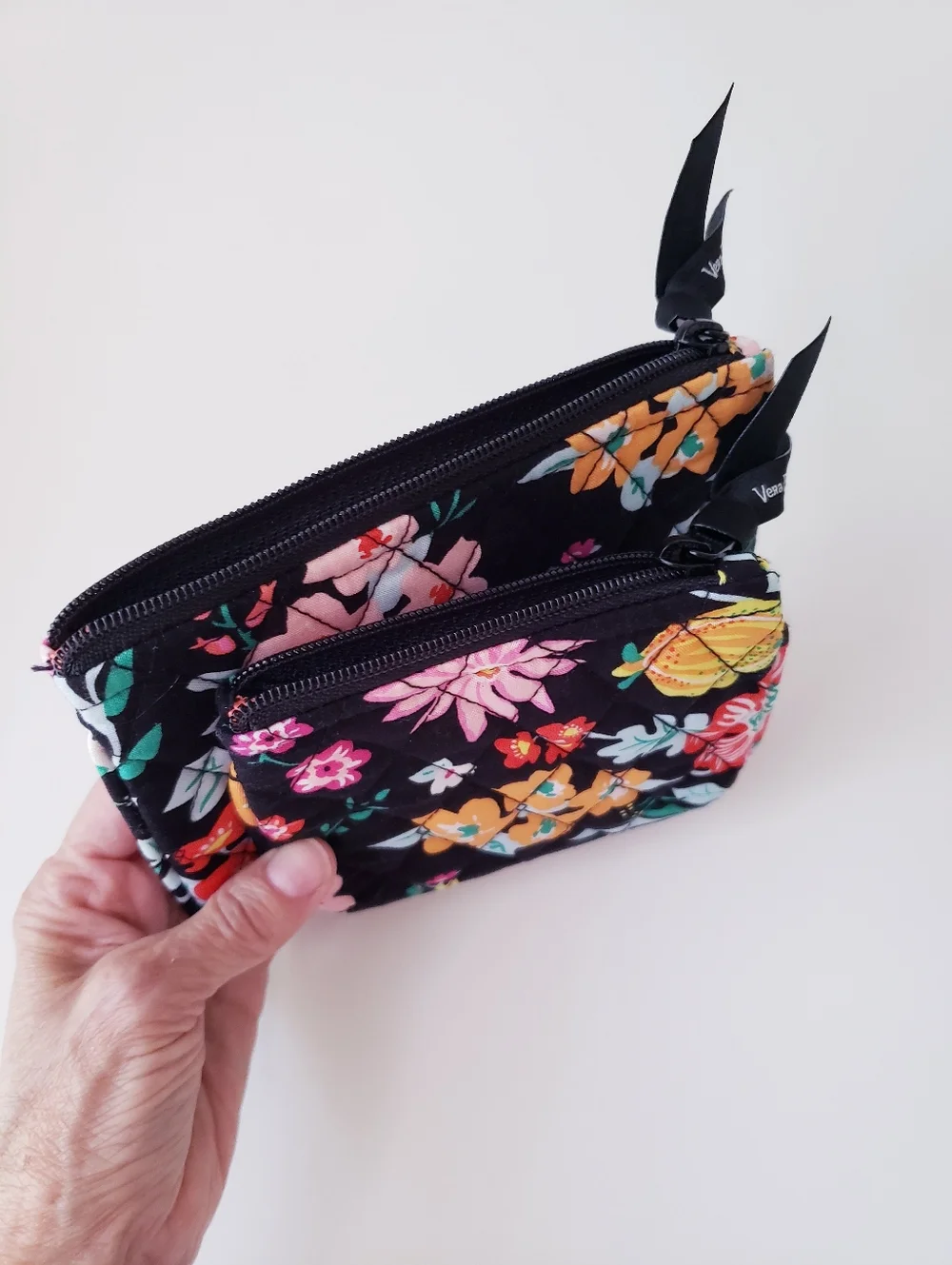 Vera Bradley Floral Print Zipper Coin Purse And Mini Bag - Picture 4 of 10